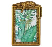Gold Leopard Cheetah Photo Frame Free Standing Picture Holder 6x4 Vintage Look