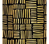 Gold Line Peel and Stick Wallpaper Self-Adhesive Modern Abstract Geometric Contact Paper Non-Woven Canvas Removable Wall Paper for Living Room Bedroom Shelf Liner Walls Cabinets 44x300 cm C-301