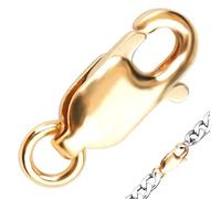 Gold Lobster Claw Clasp, Lobster Clasp with Open Jump Ring for Jewelry Making, Replacement Clasps for Necklaces and Bracelets