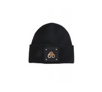 Gold Logo Beanie - unisex - Moose Knuckles - Accessories - Black - ONE SIZE - Accessories ONE SIZE