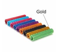 (Gold) M3AS6 10Pcs M3 28mm Knurled Standoff Aluminum Alloy Anodized Spacer