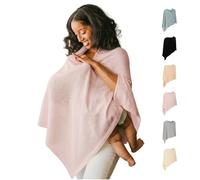 Gold Mamas Breathable Nursing Cover for Breastfeeding, Light Pink