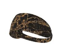 Gold Marble Printing Double-Sided,Unisex Elastic Sports Headband,Ideal As A Gift For Sports-Loving Friends,Family