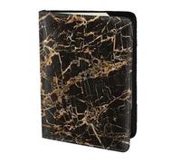 Gold Marble Printing Passport Holder, Travel Essentials,Card And Passport Anti Theft Wallet,Sized To Fit All Standard Passports