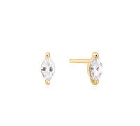 Gold Marquise Studs | Ania Haie - Gold Plated / Sterling Silver / Zirconia