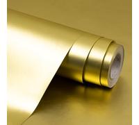 Gold Matte Gift Wrapping Paper Roll, 43cm X 12m Solid Color Birthday Wrapping Paper For Wedding, Valentine's Day, Birthday, Party, Festival Gift Decorations