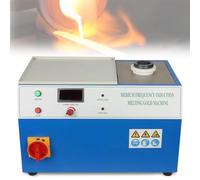 Gold Melting Furnace, 3500W Commercial Machine, 2KG Capacity, Intelligent Medium Frequency, Smelting Time 4-6 Minutes for Gold, Silver, Copper