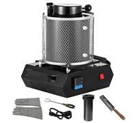 Gold Melting Furnace - Automatic Digital Electric for Casting and Refining Gold, Silver, Tin, Aluminum - 1KG/2KG/3KG Capacity, 1150℃ / 2102℉