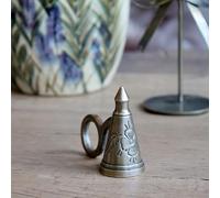 Gold Metal Candle Snuffer, Antique Brass Traditional Candle Snuff Accessory, Small Mini Iron Cone for putting out Dinner/Taper Candles