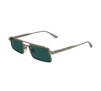 Gold Metal Frame Sunglasses Green Lenses- unisex- Calvin Klein- Sunglasses- Yellow- 55 MM- Accessories 55 MM