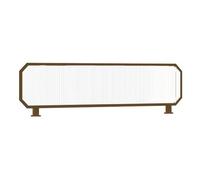 Gold Metal Privacy Panel Divider Screen90x60cm for Office School Library RestaurantFree Standing Partition for Enhanced Privacy and Space Management