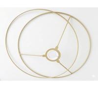 Gold Metal Ring Set for Making Light & Lamp Shade Crafts (Gold, 30cm)