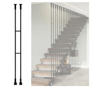 Gold Metal Stair Handrail Guardrail - 50cm Indoor Railing for Steps Balconies & Decks - Durable Safety Baluster for Stylish Home Decor & Enhanced Security