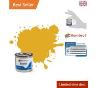 Gold Metallic Enamel Paint 14ml - Durable Finish for Model Enthusiasts