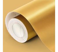 Gold Metallic Wrapping Paper, 17inch x 33ft Matte Gold Solid Color Gift Wrapping Paper Roll Perfect for Birthday, Christmas, Baby Shower, Wedding, Valentine's Day, DIY Invitations, Arts & Crafts