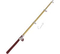 Gold Miniature Fishing Pole, 1/12 Scale Gold Dollhouse Decoration Accessories, Dollhouse Decor for Landscapes and Dioramas