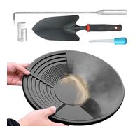 Gold Mining - 35x35x5cm PP | Mining Pan - Gold Prospecting Equipment | Tools Equipment for Prospecting Collection - Digging Gem Rock Hunting Enthusiasts Finding Adults