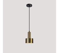 Gold Modern Metal Pendant Lighting Industrial Hanging Mini Light Fixture Pendant Lamp for Kitchen Island, Dining Room, Barn, Bar, Hallway Ceiling Chandelier Fixture