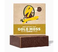 Gold Moss All Natural Bar Soap by Dr Squatch for Men with Zero Grit, Smells like Earthy Oak, Handmade in USA, 5.0 ounces, 1.0 count, Pack of 1