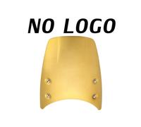 (Gold) Motorcycle Windshield Aluminum Windscreen Headlight Fairing Wind Deflector