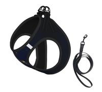 Gold Musical Note With Fallen Shiny Star Compact Pet Suspender Vest-The Perfect Small Pet For A Comfortable Walk