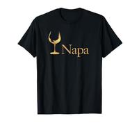 Gold Napa Valley California Wine T-Shirt
