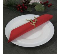 Napkin Rings Set of 6 Gold Napkin Rings Snowflake Reindeer Christmas Lunch Party Tableware Christmas Decorations Napkin Holder