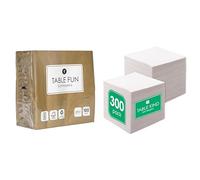 Gold Napkins 100pk & White Napkins 300pk Dual Pack Disposable Catering Bundle