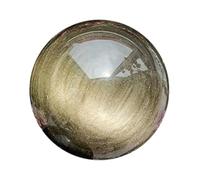 Gold Obsidian Sphere, Gemstone Ball Sculpture Figurine,Home Decoration Crystal,Table Fengshui Display Ornaments,6~7cm