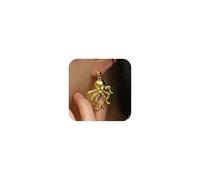 Gold Octopus Earrings For Women Stainless Steel Dangle Earrings Non Tarnish Beach Earrings Cute Summer Earrings Ocean Tentacle Animal Lover Gifts for Women Funny Jewelry Statement Earrings