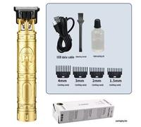 (gold, one-piece plastic Buddha head) Hair Clipper: Cross-border Electric Razor for Bald Head and Hair Styling