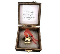 (Gold, One size) Christmas Magical Faith Bell, Christmas Souvenir Magical Faith Bell, Christmas Tree Home Decor Souvenir White