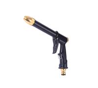 (Gold, One size) Portable Adjustable Garden Hose High Pressure Gun Metel Nozzle Car Water Spray Gun Car Wash Hose Garden Water Gun Fast Ship