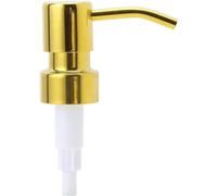 Gold One Size Soap Dispenser Pump Replacement/Liquid Bottle Soap Pumps,Metal Bronze Soap Lotion Container Countertop Soap Dispensers,Holders and Dispensers
