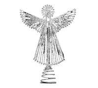Gold Or Silver Iron Craft Tree Toppers Feature Energy Efficient LED Lights For Holiday Celebrations Festival LED Tree Toppers