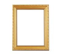 Gold Ornate A4 Picture Frame for Photos, Artwork, or Posters - Baroque Style Ready to Hang or Stand, Wall Hooks Included, Shabby Chic with MDF Backing and Shatterproof Clear Perspex Sheet
