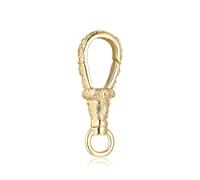 Gold Ornate Albert Clasp - 40mm High Polish Lever Design for Chains