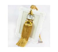 (Gold (Pair)) Pair Luxury Curtain Holdbacks Rope Tie Backs Tassel Tiebacks Holdback Art Decor