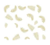 Gold Palm Leaf Tropical Wall Decals Living Room Home Decor Vinyl Wall Stickers Decoration Removable Mural Art Posters