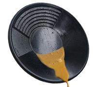 Gold Pan 15 Inch Gold Mining Pan, Gold Panning Kit 3 Riffles Manual Gold Panning Equipment for Easy Sand Gold Mining and Prospecting Gold Washing System