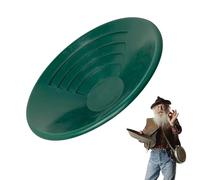 Gold Pan - Gold Mining Prospection Pan, Portable Gold Digging Instrument | Lightweight Strainer Durable Gold Rush Pan, Gold Mining Equipment For Outdoor Treasure Hunters Basin Tray