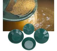 Gold Pan Kit,Lightweight Traditional 90°Rifled Design Gold Washing Pan for Beginners Alluvial Gold Mining Gold Exploration