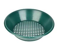 Gold Pan Panning Classifier Mesh Screen Sifter Plastic Green 35x35x8 8cm Lightweight Durable for Alluvial Gold Mining Metal Detecting Beginners