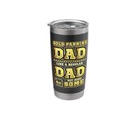 Gold Panning Dad Like A Regular Dad But More Awesome Mining Stainless Steel Insulated Tumbler