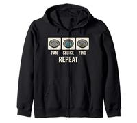 Gold Panning Hobby Gift Creek Pan Sluice Prospector Gift Zip Hoodie