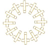 Gold Paper Clips Set, 100 Piece Metal Book Clips & Document Holders Elegant Office Desk Accessories for Paper Binding Filing Study Home Office Classroom Organization Use