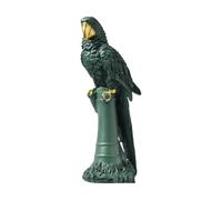 Gold Parrot Statue - Decorative Resin Ornaments for Home, Porch, and Living Room - Unique Crafts - 12x8.5x25cm - Vibrant Figurine for Garden and Indoor Decor