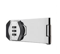 Gold Password Fridge & Drawer Lock, 4" 3-Hole Drill-Free Latch, 2 Pack | Stop curious little hands opening the fridge or drawers with this pair of gold drill-free combination locks.