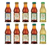 Gold Peak 10-Pack Variety Tea - 18.5 oz Bottles - Extra Sweet, Georgia Peach, Lemon Sweetened, Sweet'd Black & Sweet Green - Ready-to-Drink Iced Tea Assortment