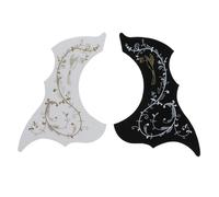 Gold Phoenix And Dragon Pattern Acoustic Guitar Pickguard Pick Guard Sticke Guitar Parts & Accessories(E)